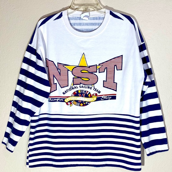 Vintage Other - Vintage Sweatshirt Sailing Nautical Pullover Shirt